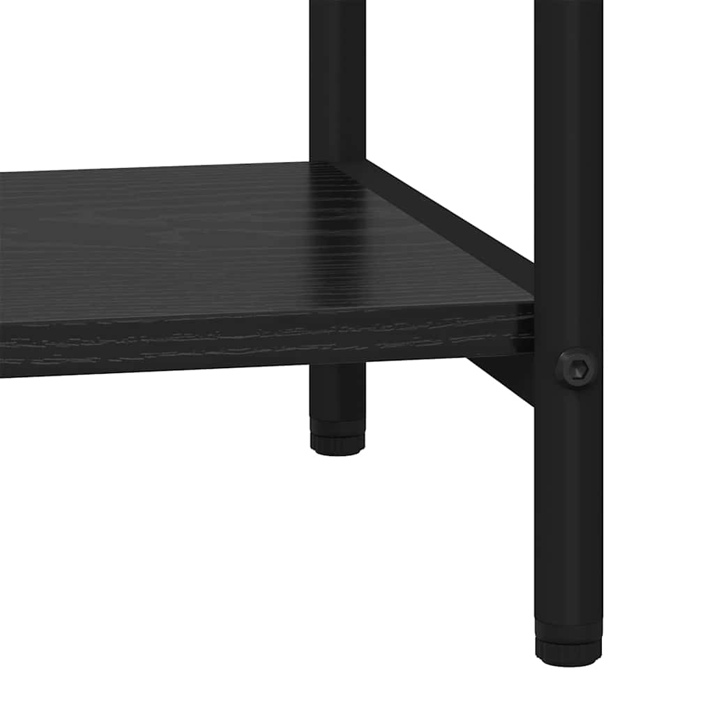 Bookshelf Black Oak 40 x 30 x 183 cm Engineered wood