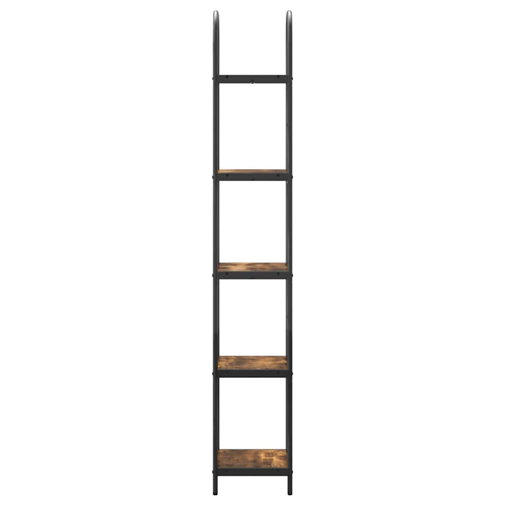 Bookshelf Smoked Oak 40 x 30 x 183 cm Engineered wood