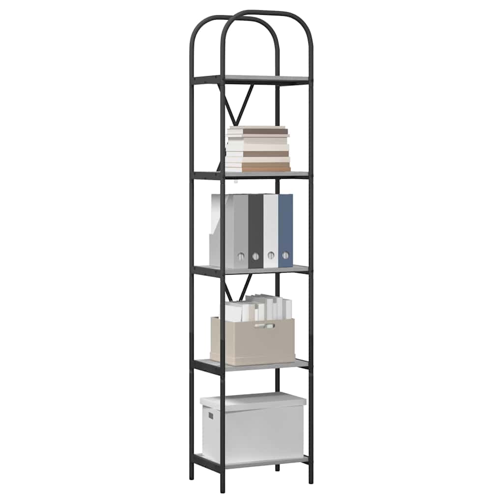 Bookshelf Grey Sonoma 40 x 30 x 183 cm Engineered wood