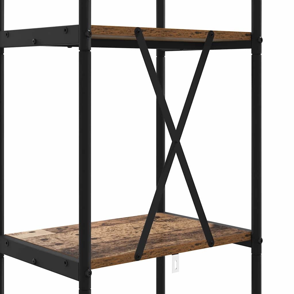 Bookshelf Old Wood 40 x 30 x 183 cm Engineered wood