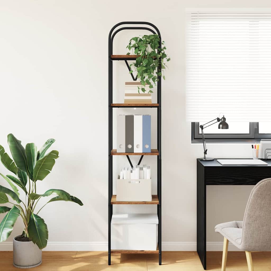 Bookshelf Old Wood 40 x 30 x 183 cm Engineered wood
