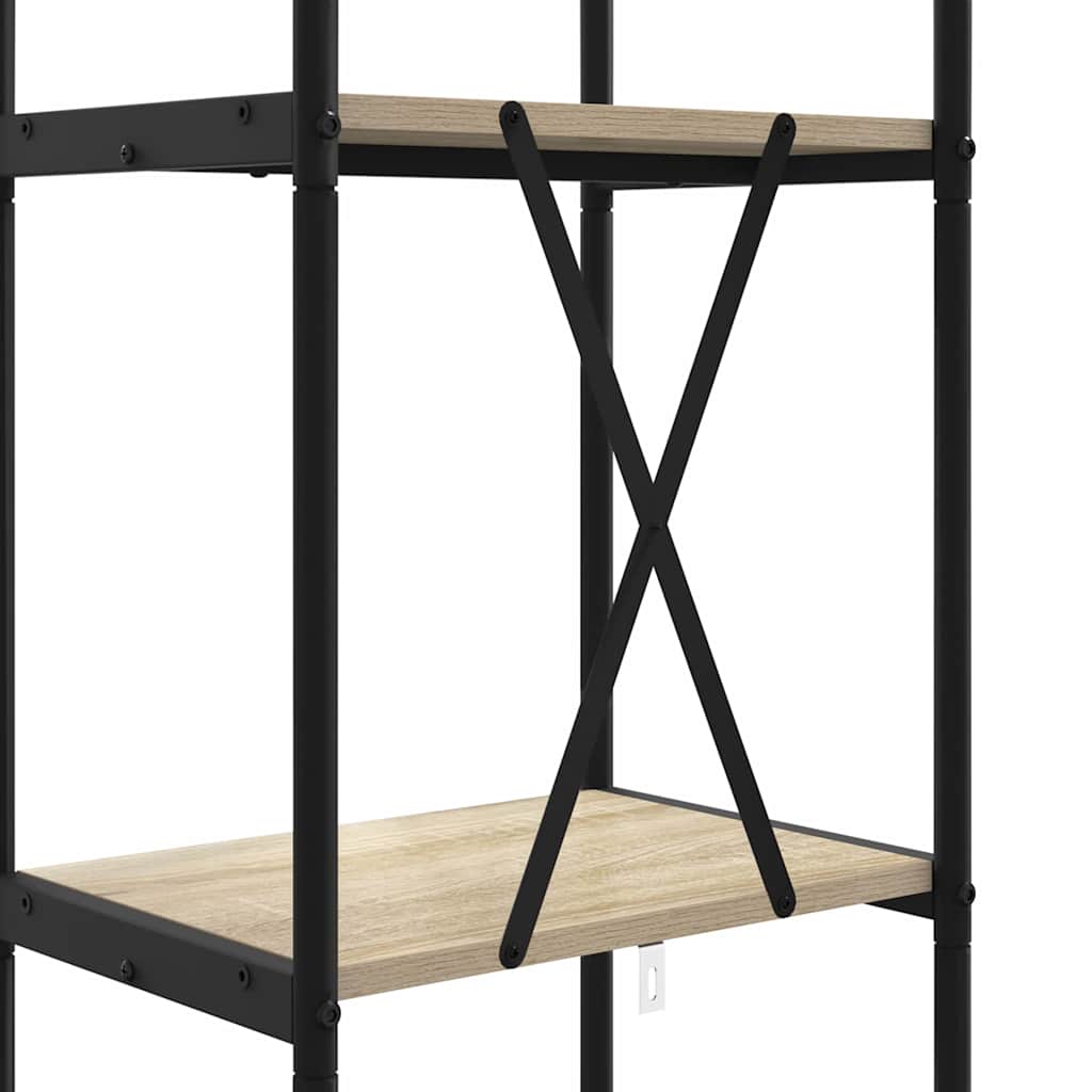 Bookshelf Sonoma Oak 40 x 30 x 146 cm Engineered wood
