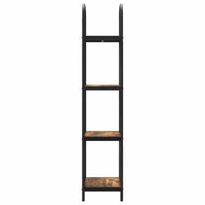 Bookshelf Smoked Oak 40 x 30 x 146 cm Engineered wood