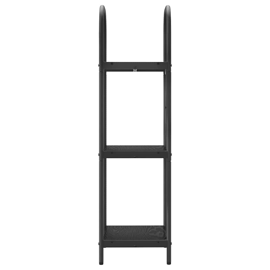 Bookshelf Black Oak 40 x 30 x 109 cm Engineered wood