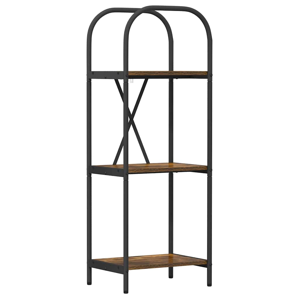 Bookshelf Smoked Oak 40 x 30 x 109 cm Engineered wood
