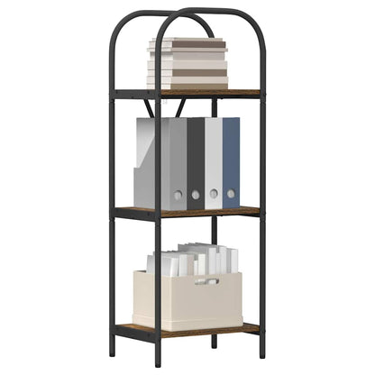 Bookshelf Smoked Oak 40 x 30 x 109 cm Engineered wood