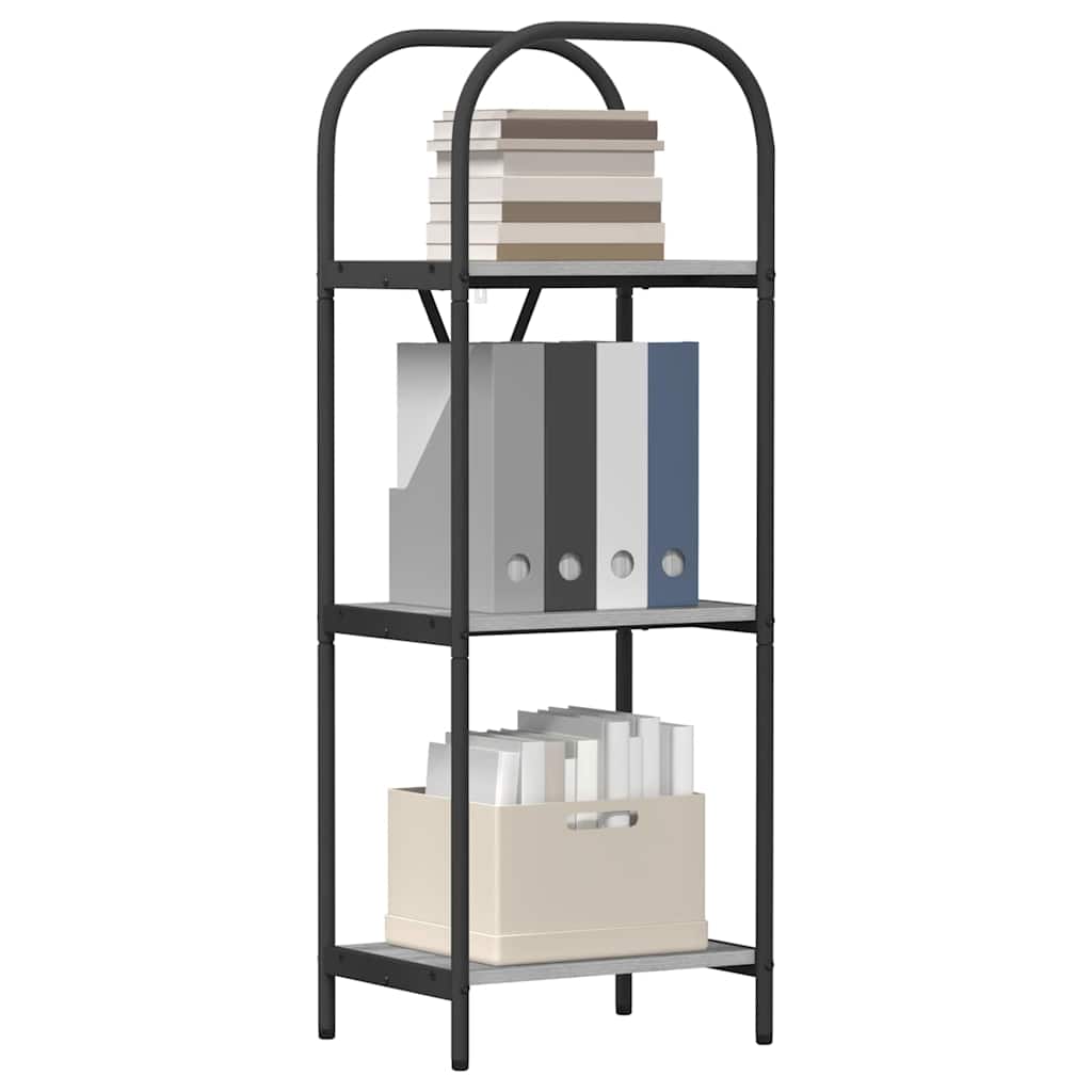 Bookshelf Grey Sonoma 40 x 30 x 109 cm Engineered wood