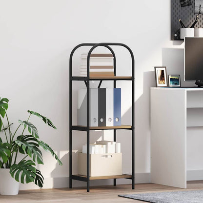Bookshelf 3-Tier 40 x 30 x 109 cm Engineered wood Artisan Oak