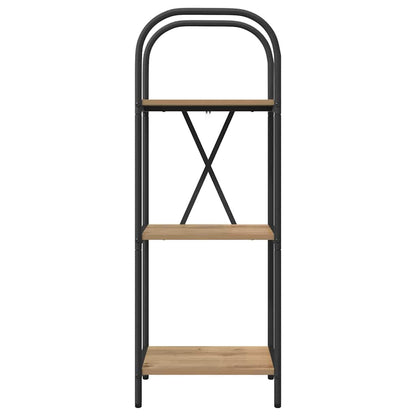 Bookshelf 3-Tier 40 x 30 x 109 cm Engineered wood Artisan Oak