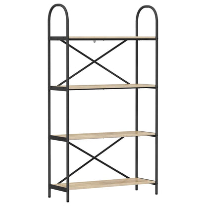 Bookshelf Sonoma Oak 80 x 30 x 146 cm Engineered wood