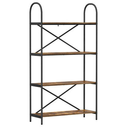 Bookshelf Smoked Oak 80 x 30 x 146 cm Engineered wood