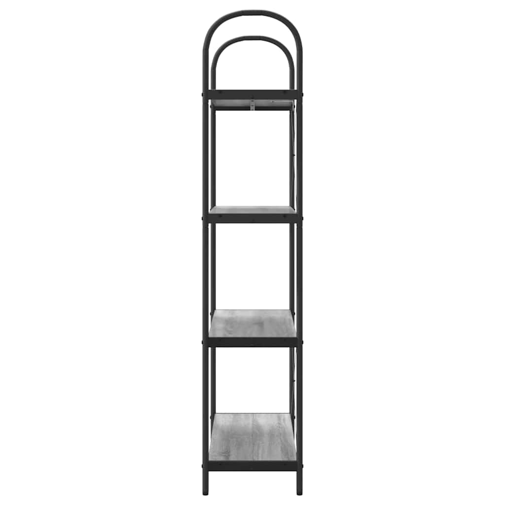 Bookshelf Grey Sonoma 80 x 30 x 146 cm Engineered wood