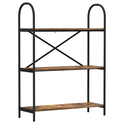 Bookshelf Smoked Oak 80 x 30 x 109 cm Engineered wood