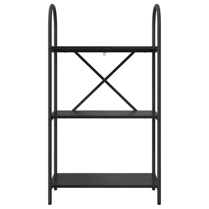 Bookshelf Black Oak 60 x 30 x 109 cm Engineered wood