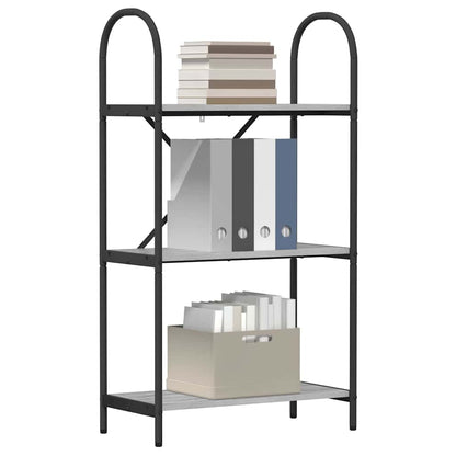 Bookshelf Grey Sonoma 60 x 30 x 109 cm Engineered wood
