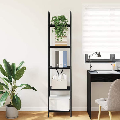 Bookshelf Black Oak 40 x 30 x 183 cm Engineered wood