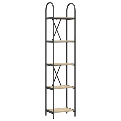 Bookshelf Sonoma Oak 40 x 30 x 183 cm Engineered wood