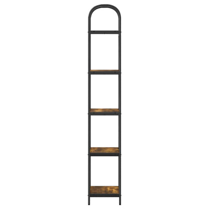 Bookshelf Smoked Oak 40 x 30 x 183 cm Engineered wood