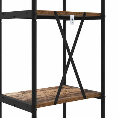Bookshelf Old Wood 40 x 30 x 183 cm Engineered wood