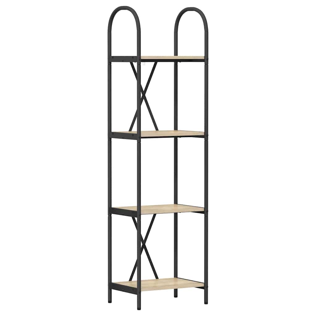 Bookshelf Sonoma Oak 40 x 30 x 146 cm Engineered wood