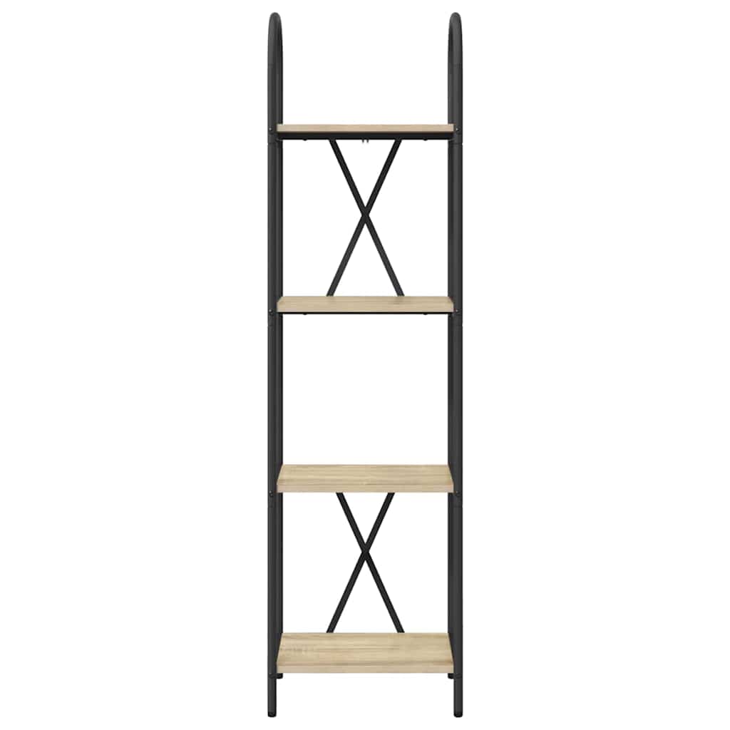 Bookshelf Sonoma Oak 40 x 30 x 146 cm Engineered wood