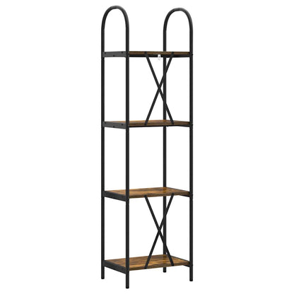 Bookshelf Smoked Oak 40 x 30 x 146 cm Engineered wood