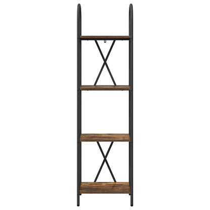 Bookshelf Smoked Oak 40 x 30 x 146 cm Engineered wood
