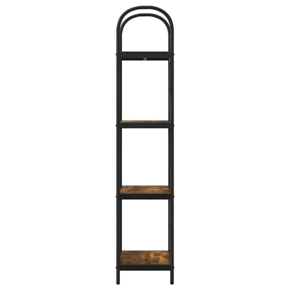 Bookshelf Smoked Oak 40 x 30 x 146 cm Engineered wood