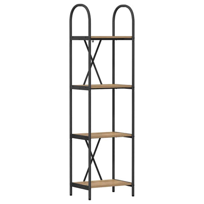 Bookshelf 4-Tier 40 x 30 x 146 cm Engineered wood Artisan Oak