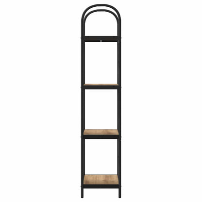 Bookshelf 4-Tier 40 x 30 x 146 cm Engineered wood Artisan Oak