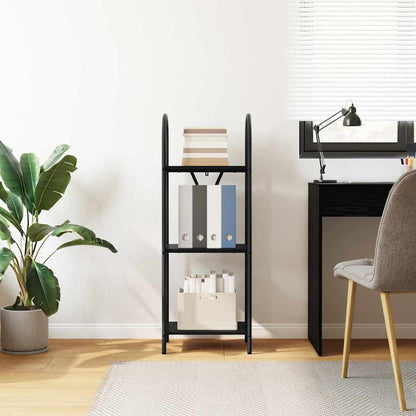 Bookshelf Black Oak 40 x 30 x 109 cm Engineered wood