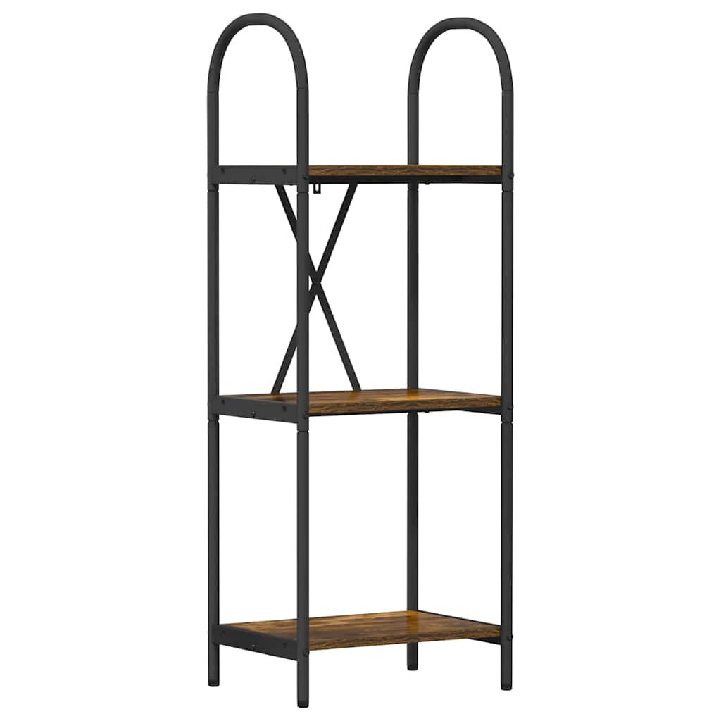 Bookshelf Smoked Oak 40 x 30 x 109 cm Engineered wood