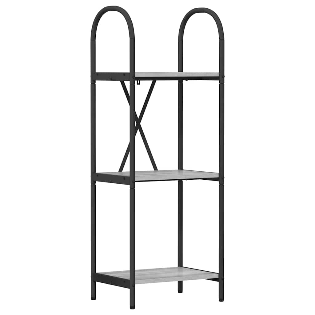Bookshelf Grey Sonoma 40 x 30 x 109 cm Engineered wood