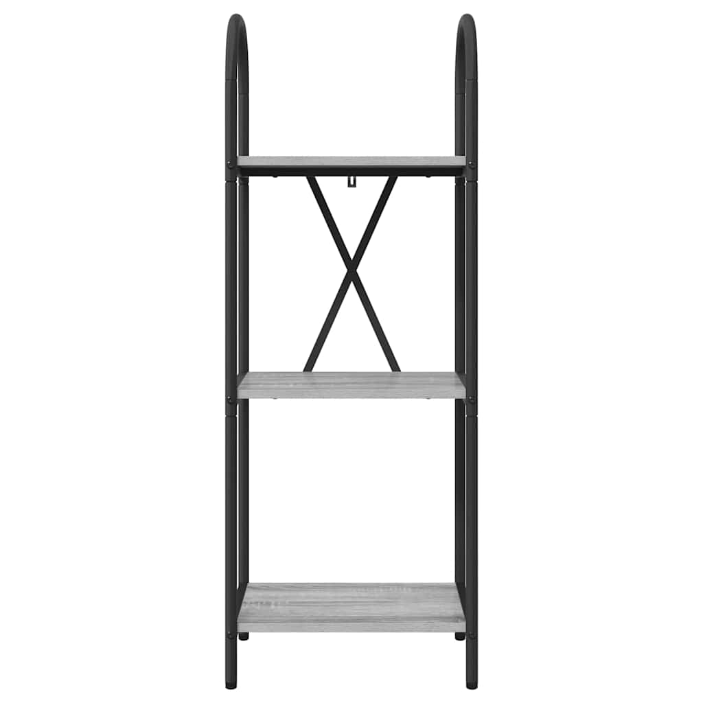 Bookshelf Grey Sonoma 40 x 30 x 109 cm Engineered wood