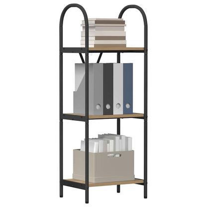 Bookshelf 3-Tier 40 x 30 x 109 cm Engineered wood Artisan Oak