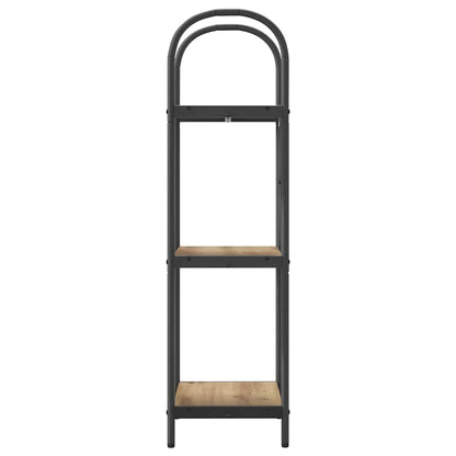 Bookshelf 3-Tier 40 x 30 x 109 cm Engineered wood Artisan Oak