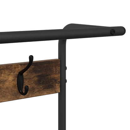 Coat Rack Other Smoked oak 75 x 34 x 184 cm Engineered wood