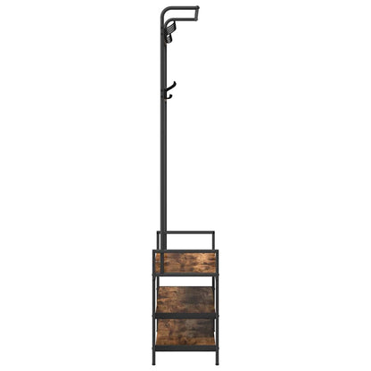 Coat Rack Other Smoked oak 75 x 34 x 184 cm Engineered wood