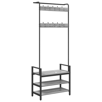 Coat Rack Other Grey sonoma 75 x 34 x 184 cm Engineered wood