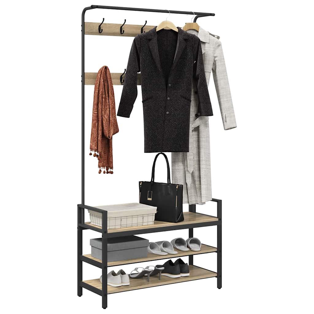 Coat Rack Other Sonoma oak 95 x 34 x 184 cm Engineered wood