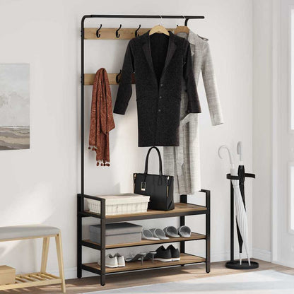 Coat Rack Other Artisan oak 95 x 34 x 184 cm Engineered wood