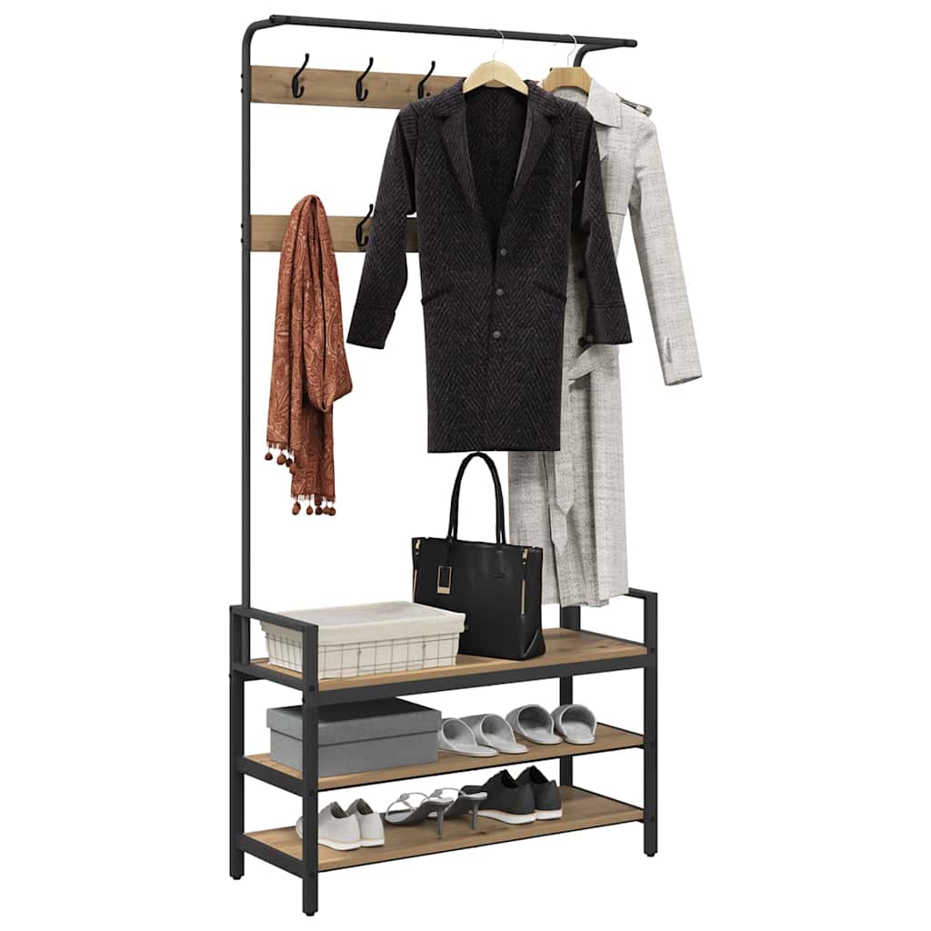 Coat Rack Other Artisan oak 95 x 34 x 184 cm Engineered wood