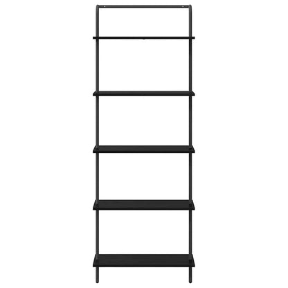 Bookshelf Black Oak 60 x 24 x 168 cm Engineered wood