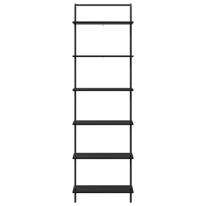 Bookshelf Black Oak 60 x 24 x 203 cm Engineered wood