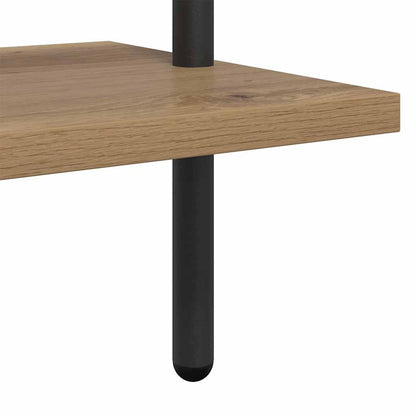 Bookshelf 6-Tier 60 x 24 x 203 cm Engineered wood Artisan Oak