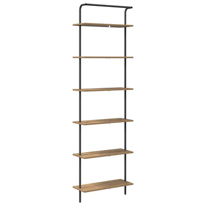 Bookshelf 6-Tier 60 x 24 x 203 cm Engineered wood Artisan Oak