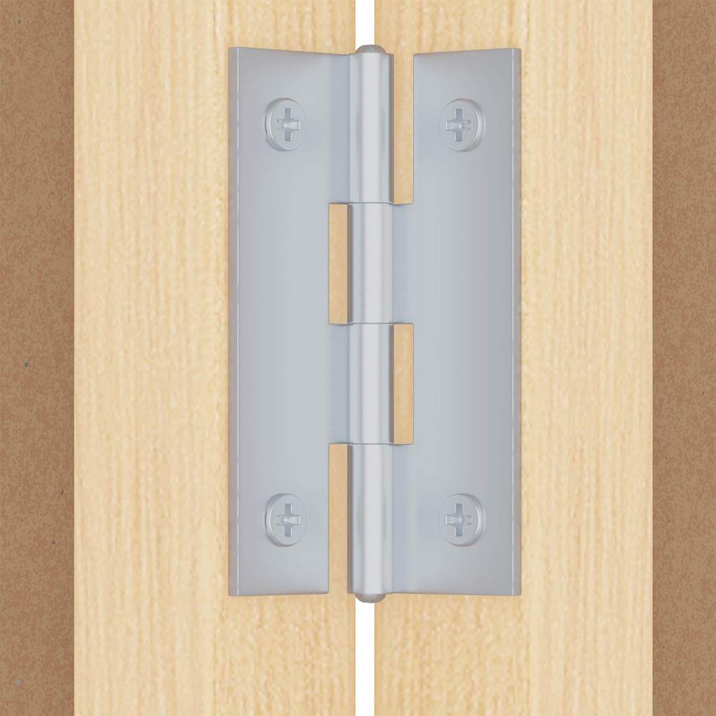 Bulletin Board 100 x 100 x 1.4 cm Solid pine wood White