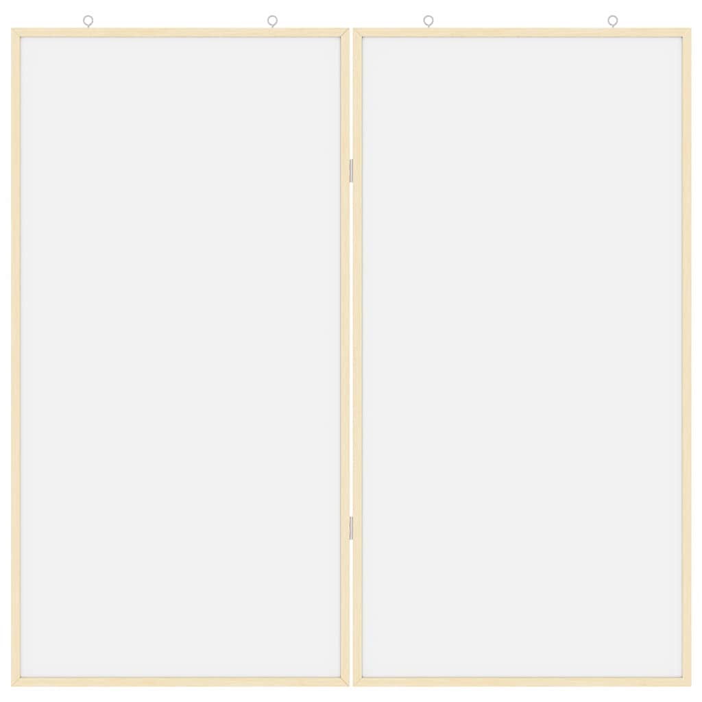 Bulletin Board 100 x 100 x 1.4 cm Solid pine wood White