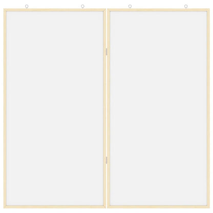 Bulletin Board 100 x 100 x 1.4 cm Solid pine wood White