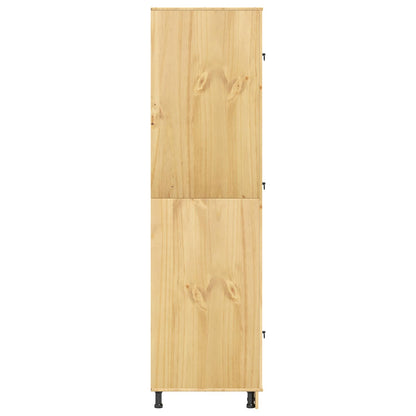 Cabinet SKI 9 pcs Honey Brown Solid Pine Wood